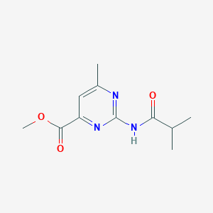Methyl 2-isobutyramido-6-methylpyrimidine-4-carboxylate