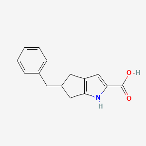 5-Benzyl-1,4,5,6-tetrahydrocyclopenta[b]pyrrole-2-carboxylic acid