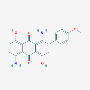 1,5-Diamino-4,8-dihydroxy(4-methoxyphenyl)anthraquinone