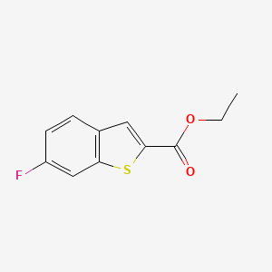 molecular formula C11H9FO2S B8508796 Ethyl 6-fluorobenzo[b]thiophene-2-carboxylate 