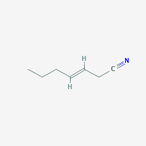 molecular formula C7H11N B8508859 Hept-3-enenitrile CAS No. 100596-91-6
