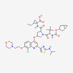 molecular formula C45H60ClN7O9S B8508867 Vedroprevir 