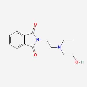 molecular formula C14H18N2O3 B8508951 N-[2-[N-ethyl-N-(2-hydroxyethyl)amino]ethyl]phthalimide 