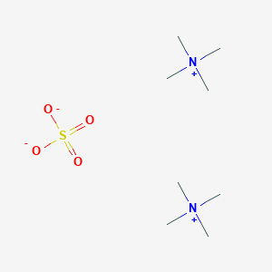 molecular formula C4H12NO4S- B085090 tetramethylazanium sulfate CAS No. 14190-16-0