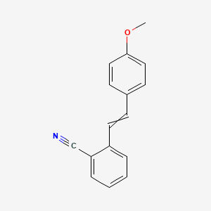 2-[2-(4-Methoxyphenyl)ethenyl]benzonitrile