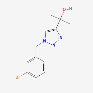 2-[1-(3-Bromobenzyl)-1H-1,2,3-triazol-4-yl]propan-2-ol