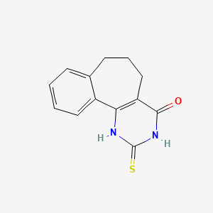 2-Thioxo-1,2,3,5,6,7-hexahydro-4h-benzo[6,7]cyclohepta[1,2-d]pyrimidin-4-one