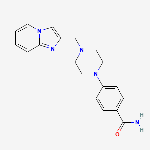 Benzamide,4-[4-(imidazo[1,2-a]pyridin-2-ylmethyl)-1-piperazinyl]-