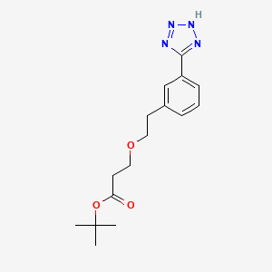 tert-Butyl 3-(3-(2H-tetrazol-5-yl)phenethoxy)propanoate