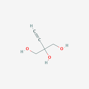 molecular formula C5H8O3 B8509635 2-Ethynylpropane-1,2,3-triol 
