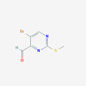 5-Bromo-2-(methylthio)pyrimidine-4-carbaldehyde