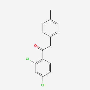 molecular formula C15H12Cl2O B8509701 1-(2,4-Dichlorophenyl)-2-(4-methylphenyl)ethanone 