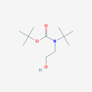 molecular formula C11H23NO3 B8509838 tert-butyl N-tert-butyl-N-(2-hydroxyethyl)carbamate 