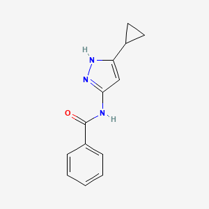 N-(5-Cyclopropyl-1H-pyrazol-3-YL)benzamide