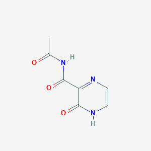 B8509942 N2-acetyl-3-hydroxy-2-pyrazinecarboxamide CAS No. 259793-89-0