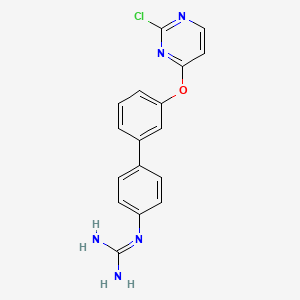 N''-{3'-[(2-Chloropyrimidin-4-yl)oxy][1,1'-biphenyl]-4-yl}guanidine