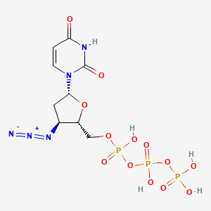 Uridine 5'-(tetrahydrogen triphosphate), 3'-azido-2',3'-dideoxy-