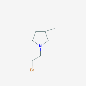 1-(2-Bromoethyl)-3,3-dimethylpyrrolidine