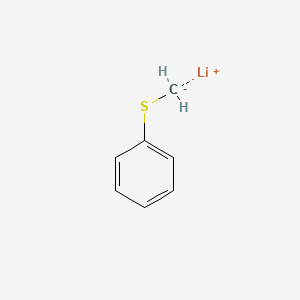 molecular formula C7H7LiS B8510085 Lithium, [(phenylthio)methyl]- CAS No. 13307-75-0