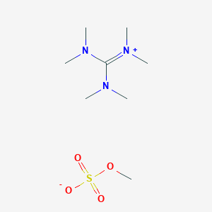 molecular formula C8H21N3O4S B8510119 Bis(dimethylamino)-N,N-dimethylmethaniminium methyl sulfate CAS No. 73159-62-3