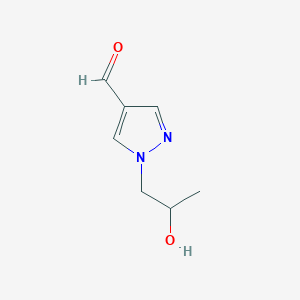 1-(2-hydroxypropyl)-1H-pyrazole-4-carbaldehyde