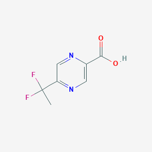 2-Pyrazinecarboxylic acid, 5-(1,1-difluoroethyl)-