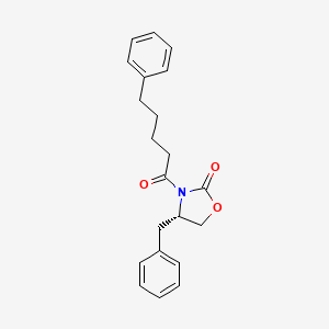 (4S)-4-benzyl-3-(5-phenylpentanoyl)-1,3-oxazolidin-2-one