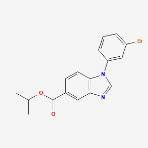 1-(3-Bromophenyl)-5-(i-propylcarboxy)benzimidazole