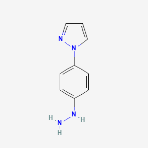 1-(4-hydrazinylphenyl)-1H-pyrazole