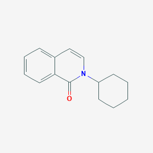 molecular formula C15H17NO B8510506 2-Cyclohexylisoquinolin-1(2H)-one 
