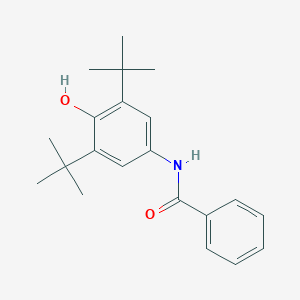 molecular formula C21H27NO2 B8510599 N-(3,5-di-tert-butyl-4-hydroxyphenyl)benzamide CAS No. 29644-34-6