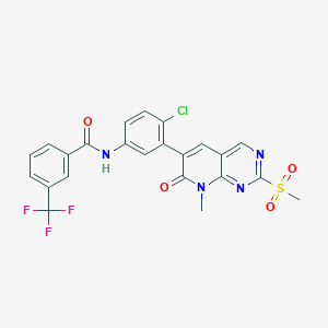 Benzamide,n-[4-chloro-3-[7,8-dihydro-8-methyl-2-(methylsulfonyl)-7-oxopyrido[2,3-d]pyrimidin-6-yl]phenyl]-3-(trifluoromethyl)-