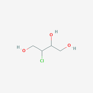 molecular formula C4H9ClO3 B8510682 1,2,4-Butanetriol, 3-chloro- CAS No. 87032-72-2