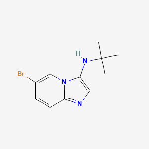 6-bromo-N-(tert-butyl)imidazo[1,2-a]pyridin-3-amine