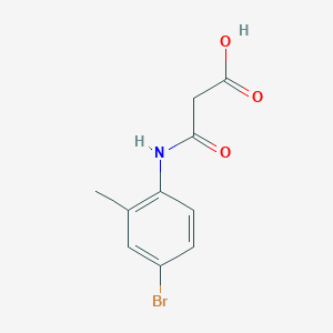 3-[(4-Bromo-2-methylphenyl)amino]-3-oxopropanoic acid