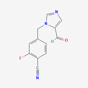1-(4-Cyano-3-fluorobenzyl)-5-imidazolecarboxaldehyde
