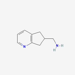C-(6,7-dihydro-5H-[1]pyrindin-6-yl)methylamine