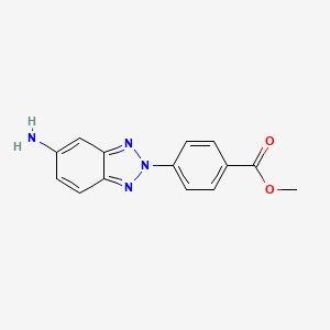 2-(4-Methoxycarbonylphenyl)-5-aminobenztriazole