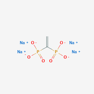molecular formula C2H2Na4O6P2 B8510810 Sodiumethene-1,1-diylbis(phosphonate) 