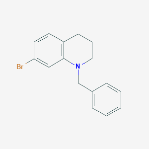 molecular formula C16H16BrN B8510832 N-benzyl-7-bromo-1,2,3,4-tetrahydroquinoline 