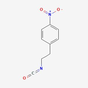 molecular formula C9H8N2O3 B8511246 2-(4-Nitrophenyl)ethyl isocyanate 