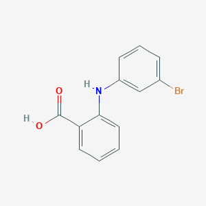 molecular formula C13H10BrNO2 B085113 2-((3-溴苯基)氨基)苯甲酸 CAS No. 13278-39-2