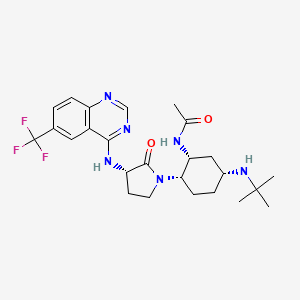 molecular formula C25H33F3N6O2 B8511415 BMS-753426 