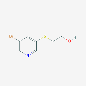 2-(5-Bromo-3-pyridylthio)ethan-1-ol