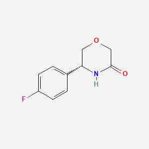 (R)-5-(4-fluoro-phenyl)-morpholin-3-one