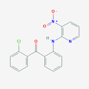 (2-Chlorophenyl){2-[(3-nitropyridin-2-yl)amino]phenyl}methanone