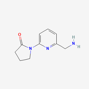 1-(6-Aminomethylpyridin-2-yl)pyrrolidin-2-one