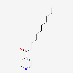 molecular formula C16H25NO B8511595 4-Undecanoylpyridine 