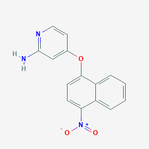 4-(4-Nitronaphthalen-1-yloxy)pyridin-2-amine