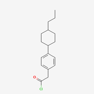 [4-(4-Propylcyclohexyl)phenyl]acetyl chloride